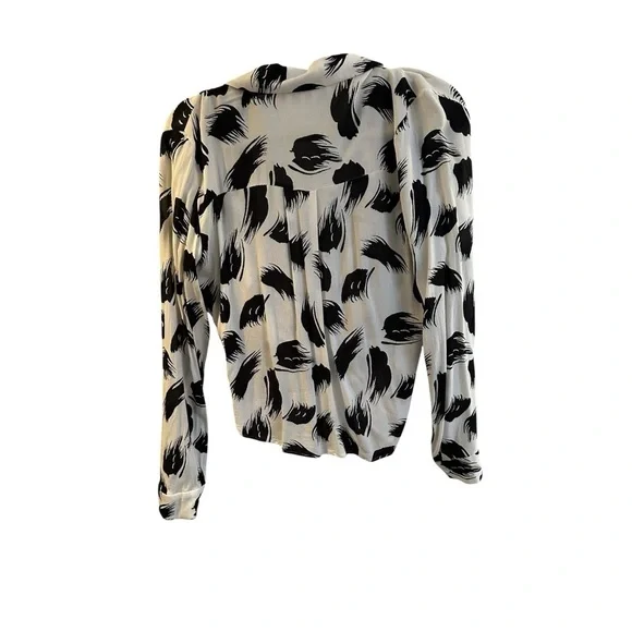 Leith Stylish Black and White top - Picture 2 of 2